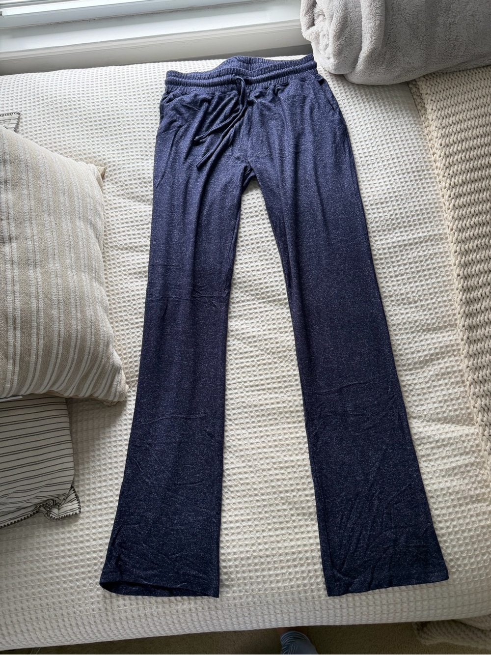 American Tall Wide-Leg Drawstring Lounge Pants - Navy